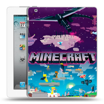 Пластиковый чехол на Ipad 2/3/4 с принтом Майнкрафт Minecraft Пластиковый чехол на Ipad 2/3/4 с принтом Майнкрафт Minecraft