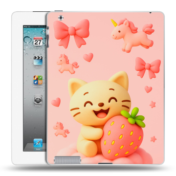 Пластиковый чехол на Ipad 2/3/4 с принтом для девочек