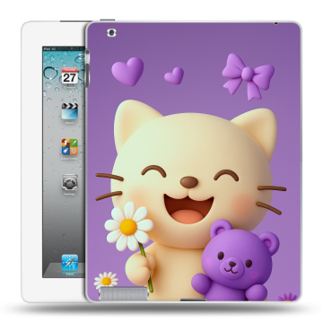 Пластиковый чехол на Ipad 2/3/4 с принтом для девочек