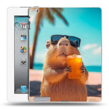 Пластиковый чехол на Ipad 2/3/4 с принтом Капибара
