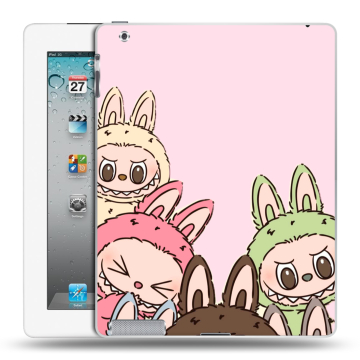 Пластиковый чехол на Ipad 2/3/4 с принтом Лабубу Пластиковый чехол на Ipad 2/3/4 с принтом Лабубу
