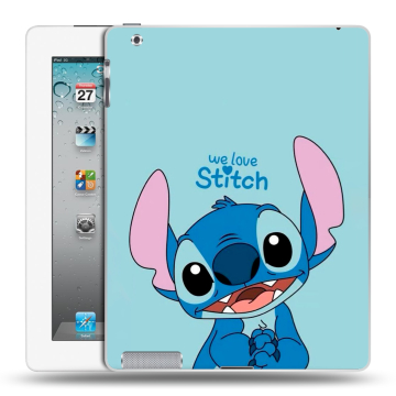 Пластиковый чехол на Ipad 2/3/4 с принтом Лило и Стич