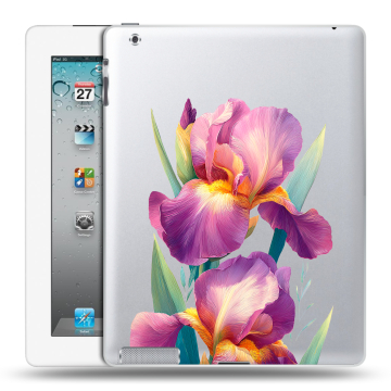 Пластиковый чехол на Ipad 2/3/4 с принтом Цветы орхидеи Пластиковый чехол на Ipad 2/3/4 с принтом Цветы орхидеи