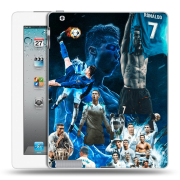 Пластиковый чехол на Ipad 2/3/4 с принтом Реал Роналдо Пластиковый чехол на Ipad 2/3/4 с принтом Реал Роналдо