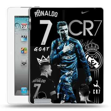 Пластиковый чехол на Ipad 2/3/4 с принтом Реал Роналдо