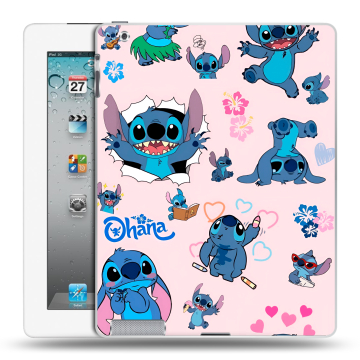 Пластиковый чехол на Ipad 2/3/4 с принтом Лило и Стич Пластиковый чехол на Ipad 2/3/4 с принтом Лило и Стич