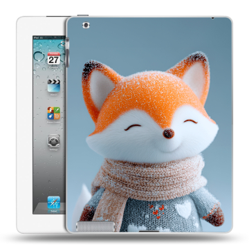 Пластиковый чехол на Ipad 2/3/4 с принтом Лиса Пластиковый чехол на Ipad 2/3/4 с принтом Лиса
