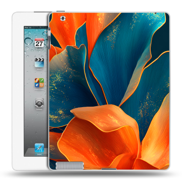 Пластиковый чехол на Ipad 2/3/4 с принтом Цветы Пластиковый чехол на Ipad 2/3/4 с принтом Цветы