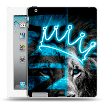 Пластиковый чехол на Ipad 2/3/4 с принтом Король лев
