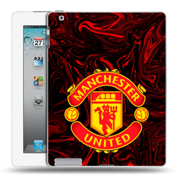 Пластиковый чехол на Ipad 2/3/4 с принтом Manchester United