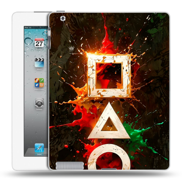 Пластиковый чехол на Ipad 2/3/4 с принтом Squid Game Игра кальмара