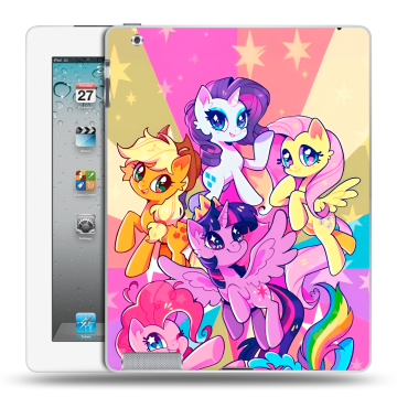 Пластиковый чехол на Ipad 2/3/4 с принтом My little pony Дружба чудо Пластиковый чехол на Ipad 2/3/4 с принтом My little pony Дружба чудо