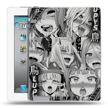 Пластиковый чехол на Ipad 2/3/4 с принтом Ahegao Ахегао Аниме