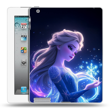 Пластиковый чехол на Ipad 2/3/4 с принтом Холодное сердце Frozen Пластиковый чехол на Ipad 2/3/4 с принтом Холодное сердце Frozen