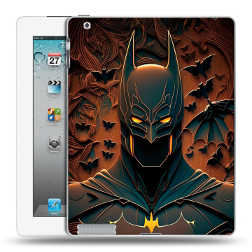 Пластиковый чехол на Ipad 2/3/4 с принтом Batman Бэтмен