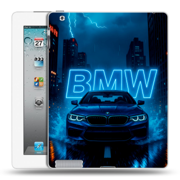 Пластиковый чехол на Ipad 2/3/4 с принтом BMW БМВ Пластиковый чехол на Ipad 2/3/4 с принтом BMW БМВ