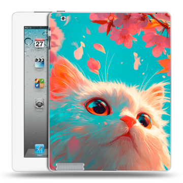 Пластиковый чехол на Ipad 2/3/4 с принтом Красивый кот