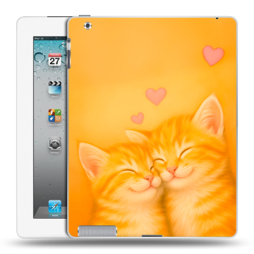 Пластиковый чехол на Ipad 2/3/4 с принтом Милые котята