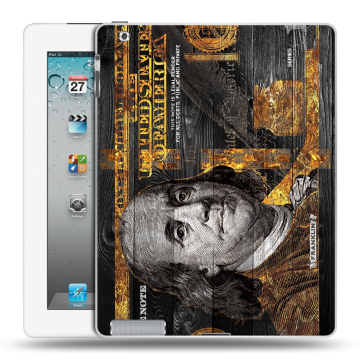 Пластиковый чехол на Ipad 2/3/4 с принтом Доллар деньги Пластиковый чехол на Ipad 2/3/4 с принтом Доллар деньги