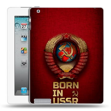 Пластиковый чехол на Ipad 2/3/4 с принтом Флаг Герб СССР