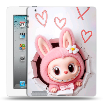 Пластиковый чехол на Ipad 2/3/4 с принтом Labubu Лабубу
