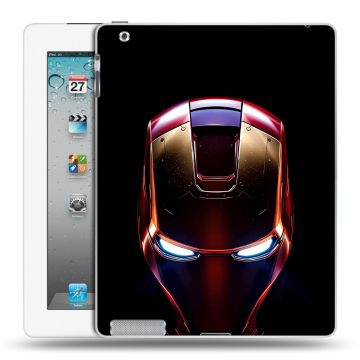 Пластиковый чехол на Ipad 2/3/4 с принтом IronMan Железный человек Пластиковый чехол на Ipad 2/3/4 с принтом IronMan Железный человек