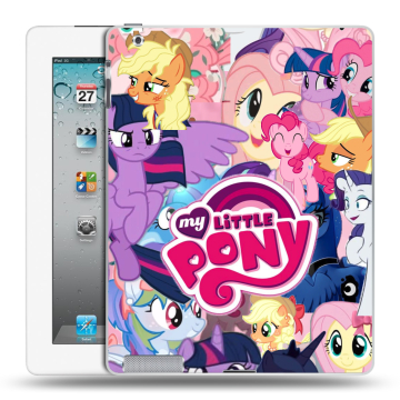 Пластиковый чехол на Ipad 2/3/4 с принтом My little pony Дружба чудо