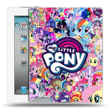 Пластиковый чехол на Ipad 2/3/4 с принтом My little pony Дружба чудо Пластиковый чехол на Ipad 2/3/4 с принтом My little pony Дружба чудо