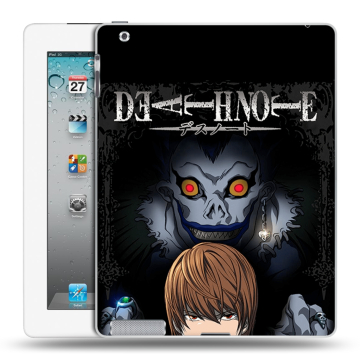 Пластиковый чехол на Ipad 2/3/4 с принтом Death note Тетрадь смерти