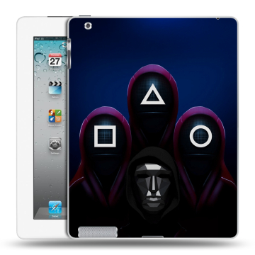 Пластиковый чехол на Ipad 2/3/4 с принтом Игра Кальмара