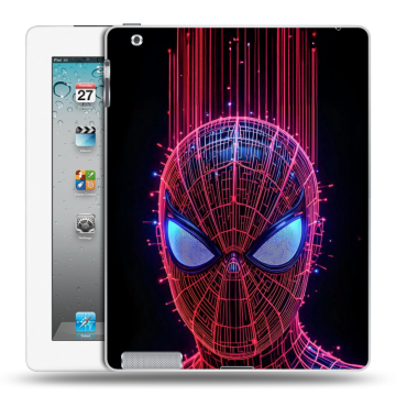 Пластиковый чехол на Ipad 2/3/4 с принтом Spiderman Человек паук Пластиковый чехол на Ipad 2/3/4 с принтом Spiderman Человек паук