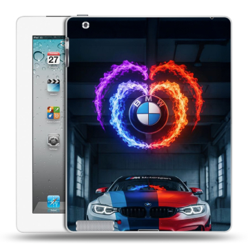 Пластиковый чехол на Ipad 2/3/4 с принтом BMW БМВ Пластиковый чехол на Ipad 2/3/4 с принтом BMW БМВ