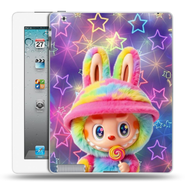 Пластиковый чехол на Ipad 2/3/4 с принтом Labubu Лабубу Пластиковый чехол на Ipad 2/3/4 с принтом Labubu Лабубу