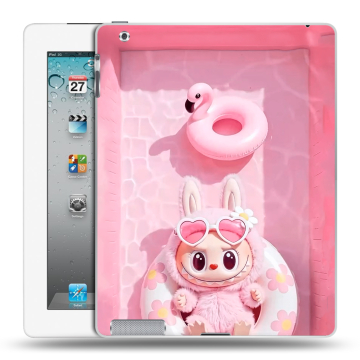Пластиковый чехол на Ipad 2/3/4 с принтом Labubu Лабубу Пластиковый чехол на Ipad 2/3/4 с принтом Labubu Лабубу