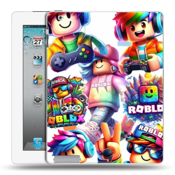Пластиковый чехол на Ipad 2/3/4 с принтом Roblox Роблокс Пластиковый чехол на Ipad 2/3/4 с принтом Roblox Роблокс