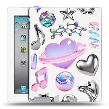 Пластиковый чехол на Ipad 2/3/4 с принтом Y2K