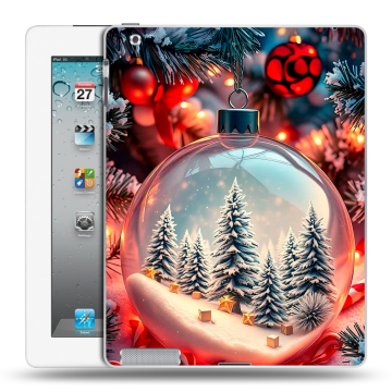 Пластиковый чехол на Ipad 2/3/4 с принтом Новый год