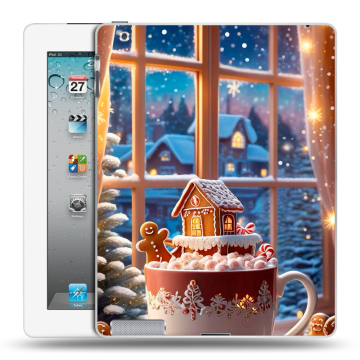 Пластиковый чехол на Ipad 2/3/4 с принтом Новый год