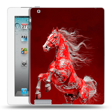 Пластиковый чехол на Ipad 2/3/4 с принтом Новый год