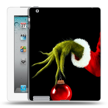 Пластиковый чехол на Ipad 2/3/4 с принтом Новый год Гринч