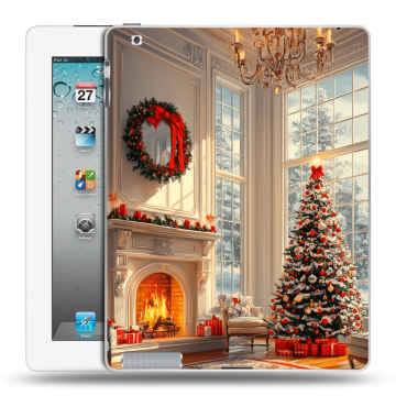 Пластиковый чехол на Ipad 2/3/4 с принтом Новый год