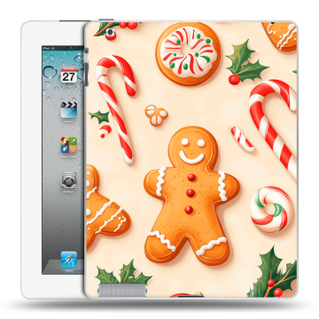 Пластиковый чехол на Ipad 2/3/4 с принтом Новый год