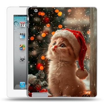 Пластиковый чехол на Ipad 2/3/4 с принтом Новый год