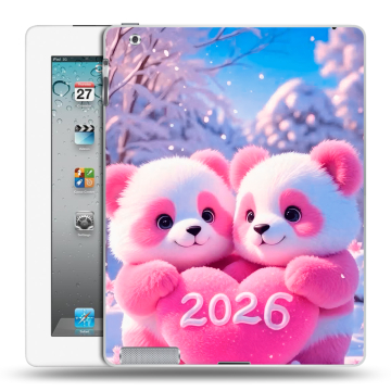 Пластиковый чехол на Ipad 2/3/4 с принтом Новый год