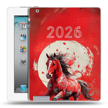 Пластиковый чехол на Ipad 2/3/4 с принтом Новый год