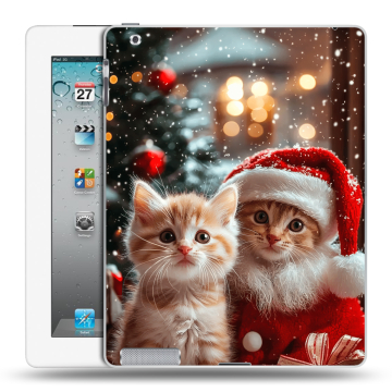 Пластиковый чехол на Ipad 2/3/4 с принтом Новый год