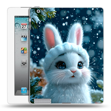 Пластиковый чехол на Ipad 2/3/4 с принтом Новый год