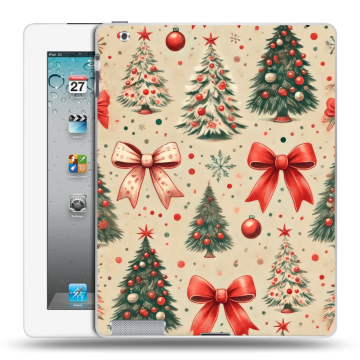 Пластиковый чехол на Ipad 2/3/4 с принтом Новый год