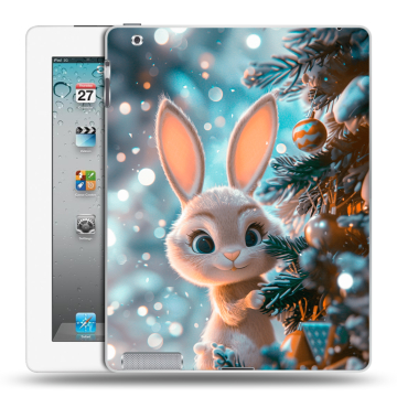 Пластиковый чехол на Ipad 2/3/4 с принтом Новый год Пластиковый чехол на Ipad 2/3/4 с принтом Новый год