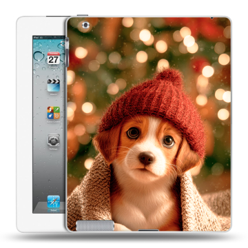 Пластиковый чехол на Ipad 2/3/4 с принтом Новый год Пластиковый чехол на Ipad 2/3/4 с принтом Новый год